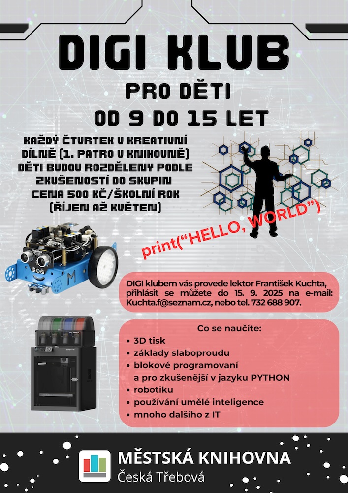 Plakát: DIGI klub 2025