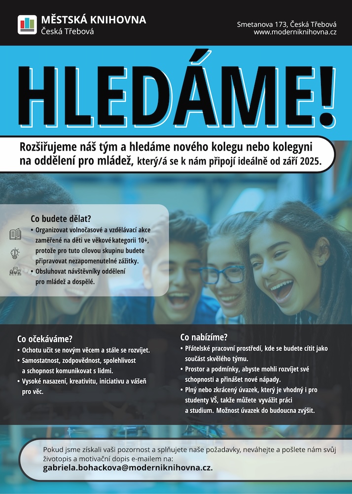 Plakat: hledame